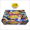 Kembang Api Symphony Of Fire cakes 0.8 1 1.2 Inch 396 Shots - GE9396